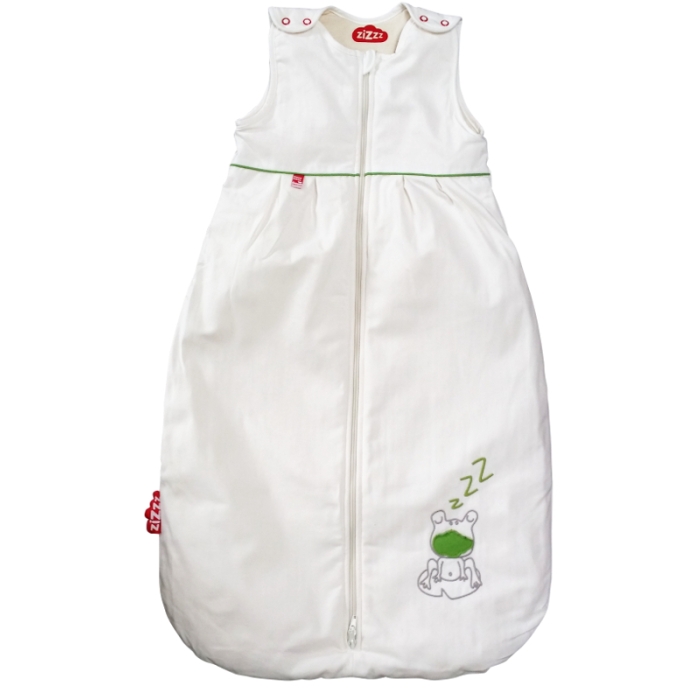 Summer and winter baby sleeping bag - green frog - 90cm 6 to 24 months Summer and winter baby sleeping bag - green frog - 90cm 6 to 24 months
